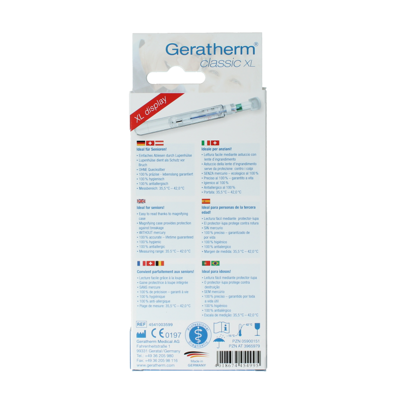 Geratherm Thermometer classic XL 1 Stuks