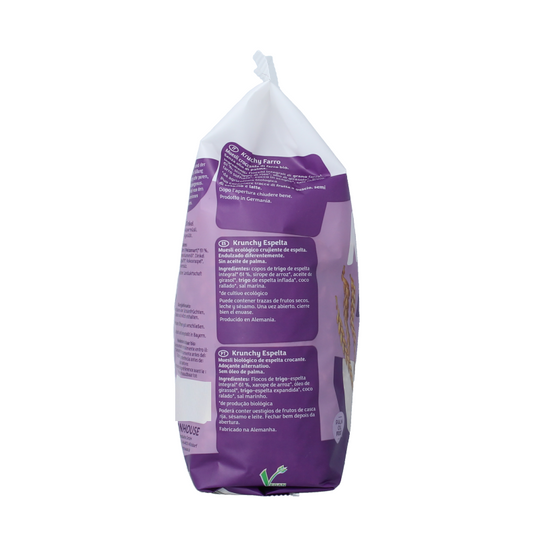 Barnhouse Krunchy pur spelt suikervrij bio 375 Gram