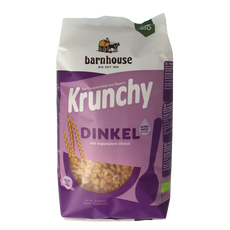 Barnhouse Krunchy pur spelt zonder suiker bio 750 Gram