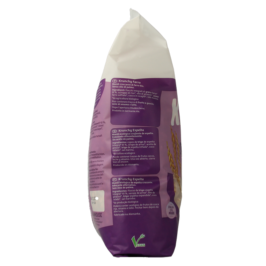 Barnhouse Krunchy pur spelt zonder suiker bio 750 Gram