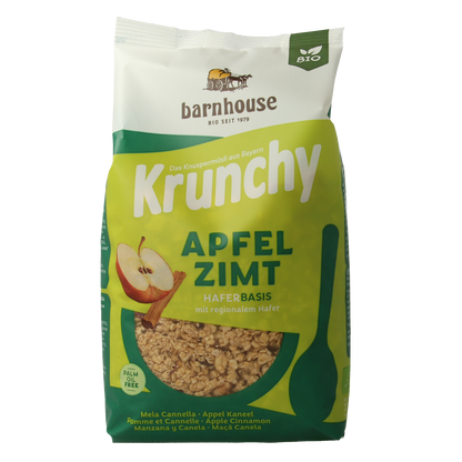 Barnhouse Havermuesli appel-kaneel krunchy 375.00 Gram