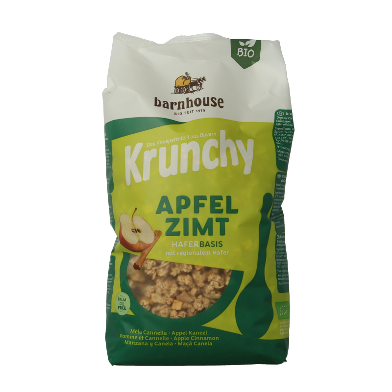Barnhouse Krunchy appel kaneel bio 750 Gram