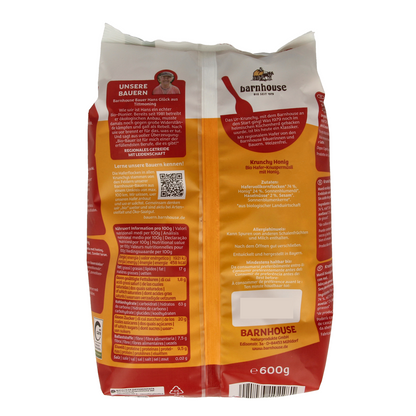 Barnhouse Muesli honing krunchy 600.00 Gram