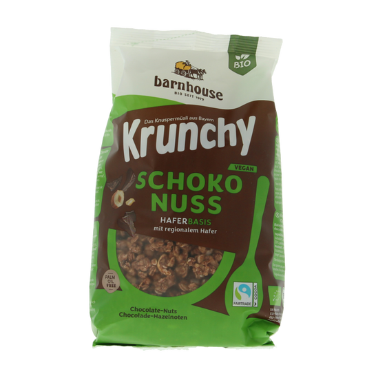 Barnhouse Krunchy choco noten bio 375 Gram