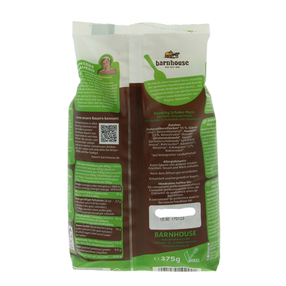 Barnhouse Krunchy choco puur-noten 375.00 Gram