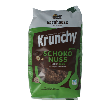 Barnhouse Muesli chocolade hazelnoot bio 750.00 Gram