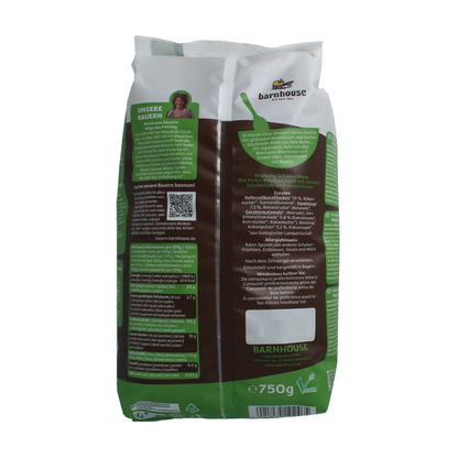 Barnhouse Muesli chocolade hazelnoot bio 750.00 Gram