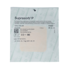 Suprasorb P Pu-schuimverband 7.5 x 7.5cm 1.00 Stuks