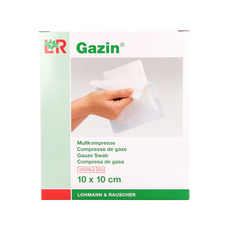 Gazin Gaaskompres 10 x 10 steriel 5 x 2 10.00 Stuks