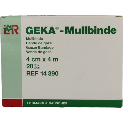 Geka Hydrofiel windsel 4m x 4cm 1.00 Stuks