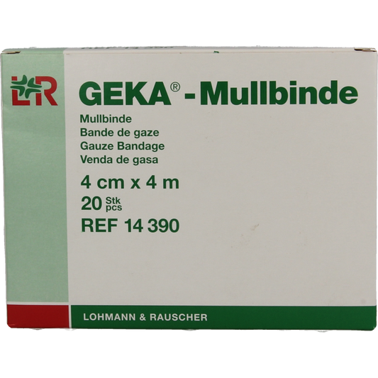 Geka Hydrofiel windsel 4m x 4cm 1 Stuks