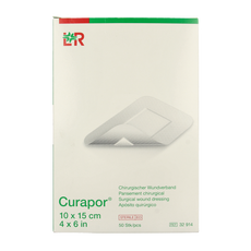 Curapor Wondpleister 10 x 15cm steriel 50 Stuks