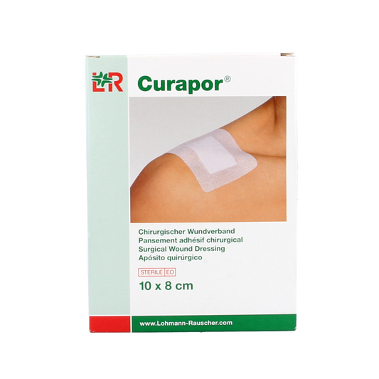 Curapor Wondpleister 10 x 8cm steriel 5 Stuks