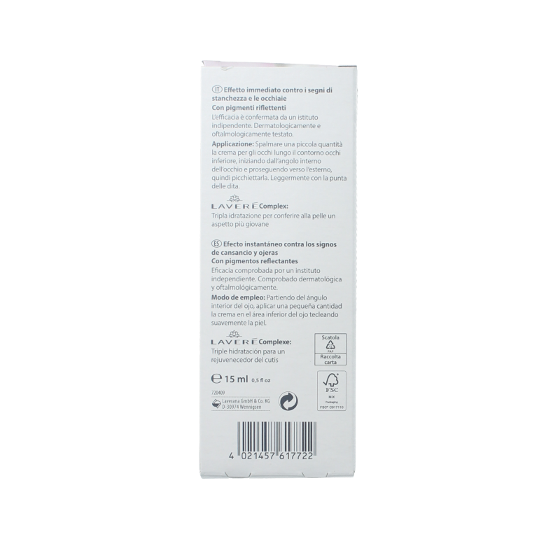 Lavera Eye cream illuminating 15 Milliliter