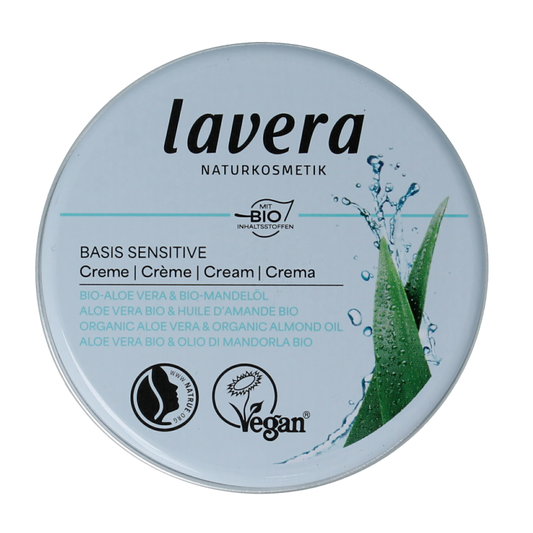 Lavera Basis sensitive all round cream mini bio 25 Milliliter