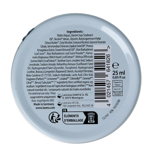 Lavera Basis sensitive all round cream mini bio 25 Milliliter