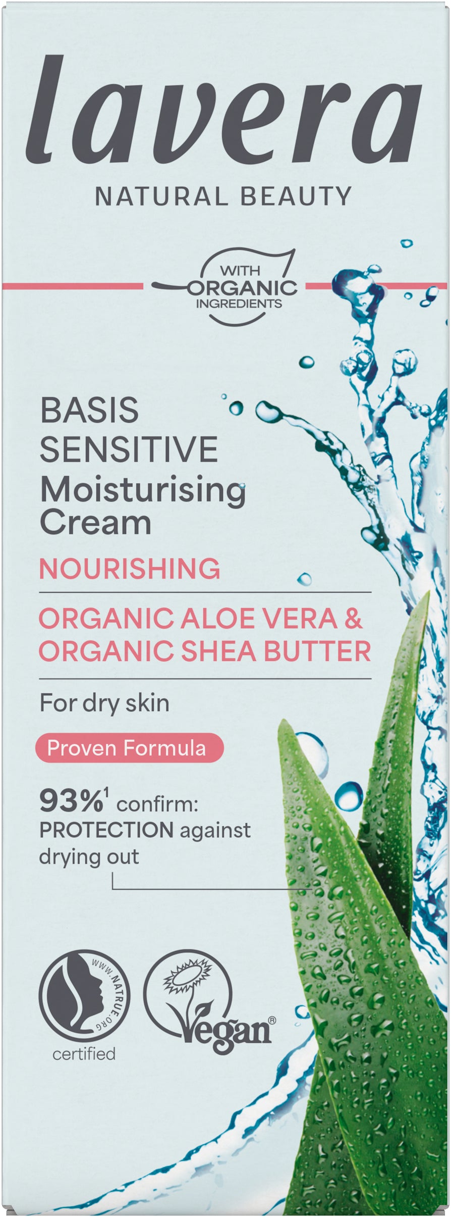 Lavera Basis Sensitive moisturising cream nourishing 50 Milliliter