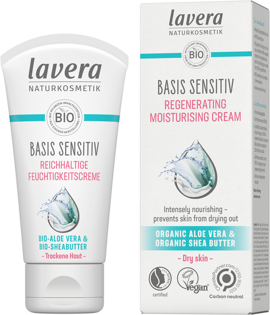 Lavera Basis Sensitive regenerating moisturising cream 50 Milliliter
