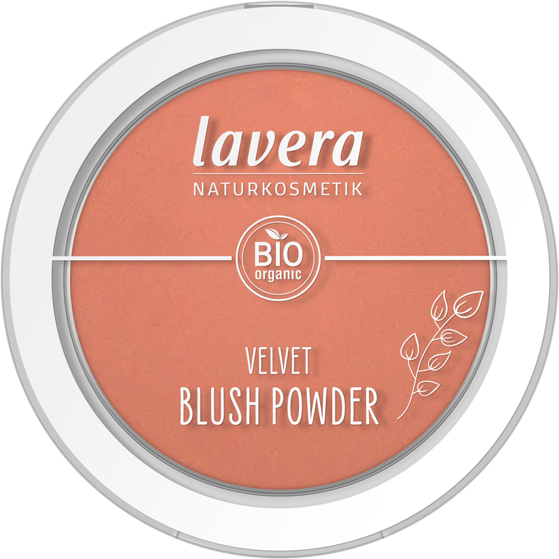 Lavera Velvet blush powder rosy peach 01 5 Gram