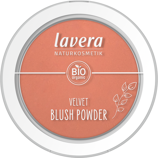 Lavera Velvet blush powder rosy peach 01 5 Gram