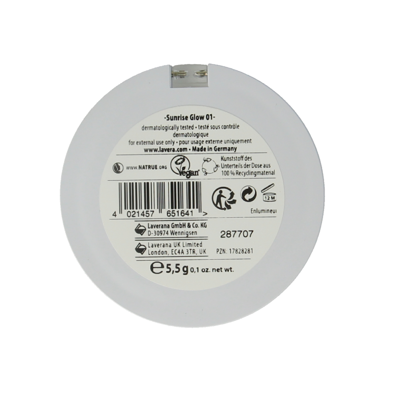 Lavera Soft glow highlighter sunrise glow 01 5.5 Gram