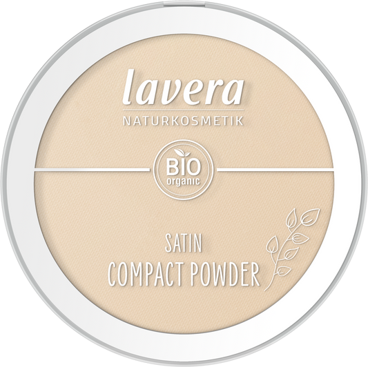 Lavera Satin compact powder medium 02 9.5 Gram