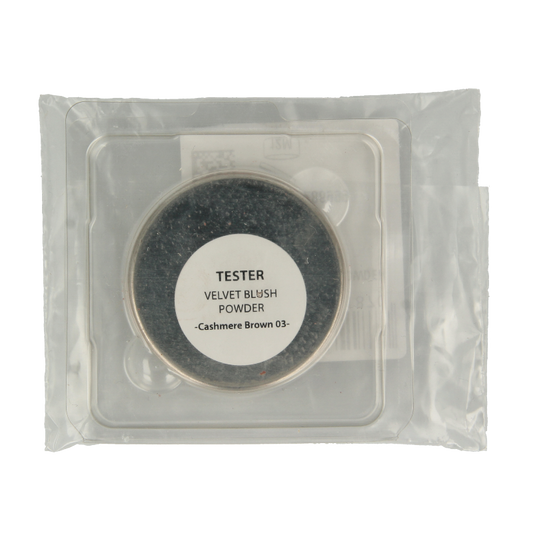 Lavera Velvet blush powder cashmire brown 03 tester 1 Tester
