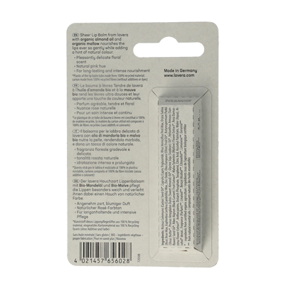 Lavera Lipbalm sheer 4.5 Gram