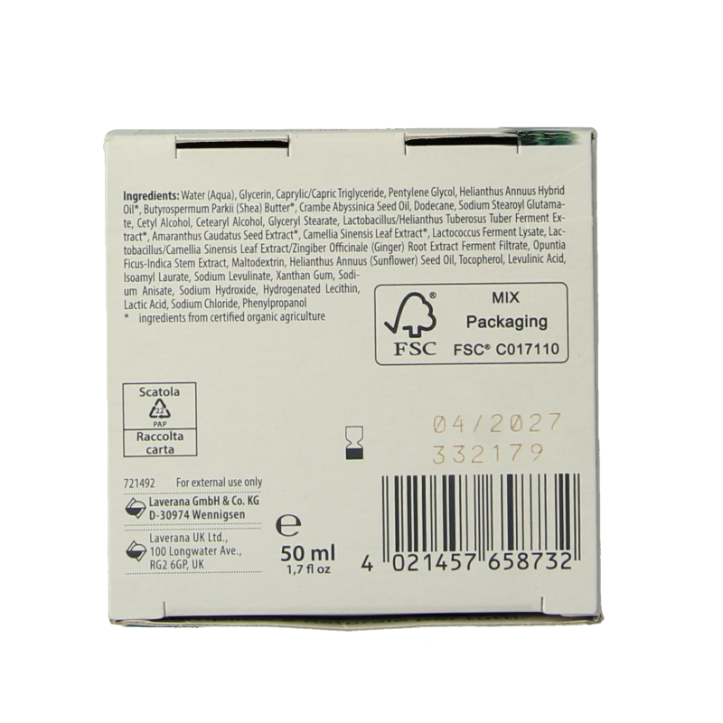 Lavera Barrier balance daycream bio 50 Milliliter