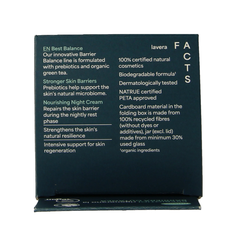 Lavera Barrier balance nightcream bio 50 Milliliter