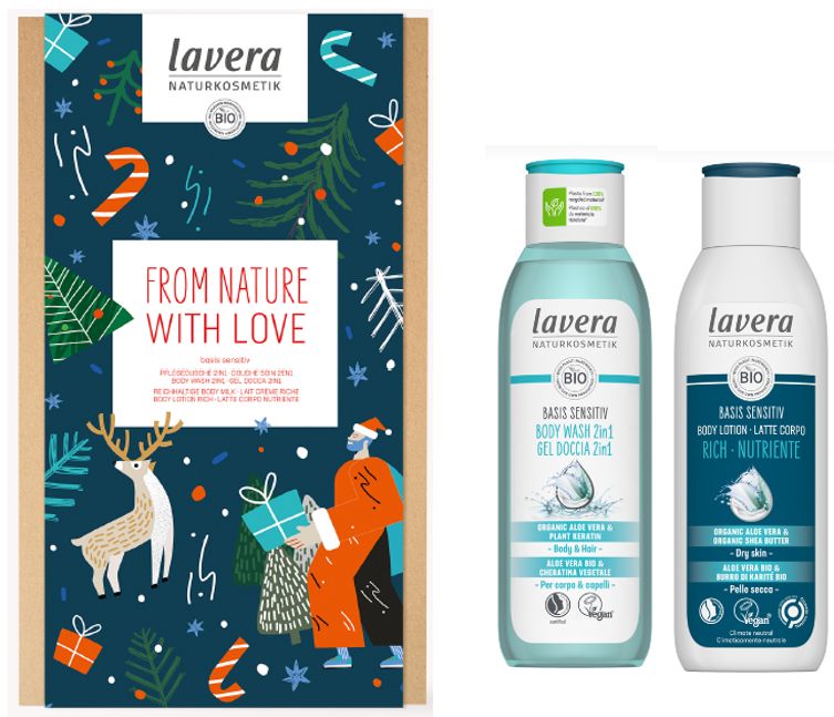 Lavera Basis sensitiv from nature with love giftset 1 Stuks