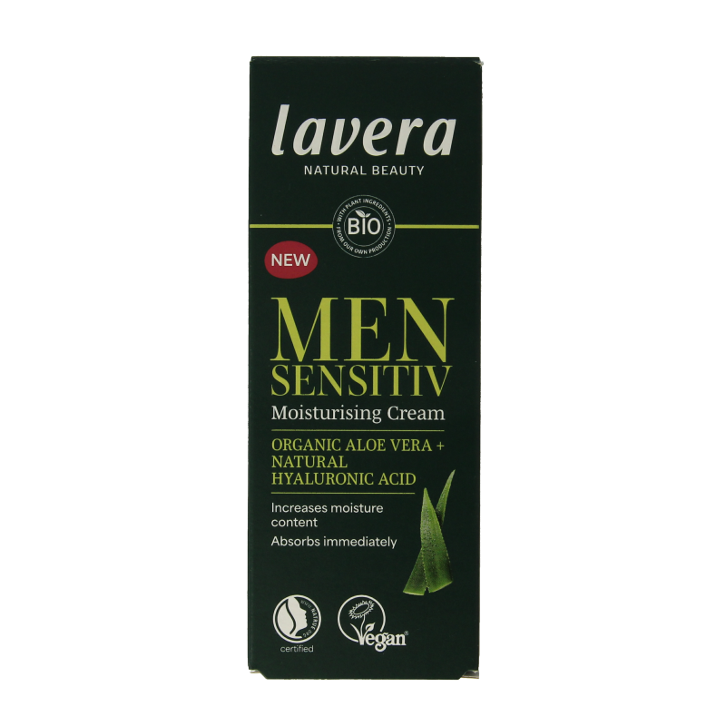 Lavera Men sensitiv moisturizing cream bio 50 Milliliter