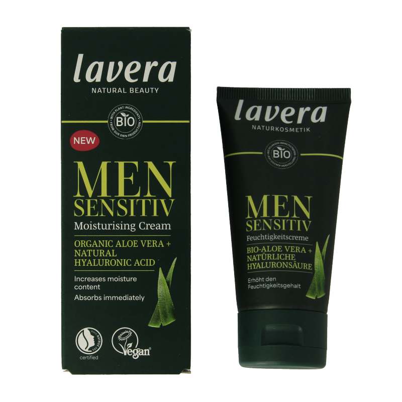 Lavera Men sensitiv moisturizing cream bio 50 Milliliter