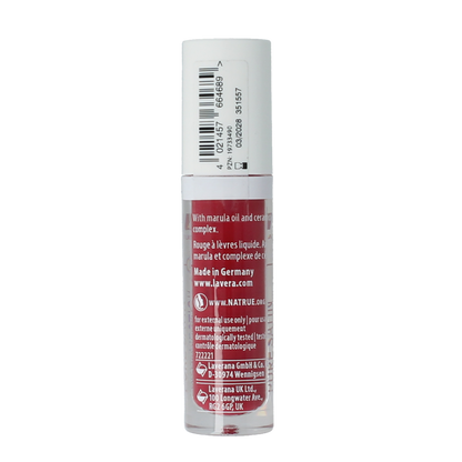 Lavera Lipstick liquid poppy red 01 bio 1.00 Stuks