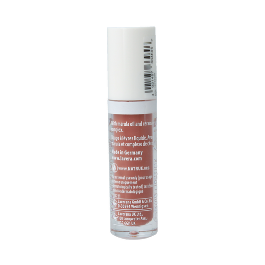 Lavera Lipstick liquid nude petal 02 bio 1.00 Stuks