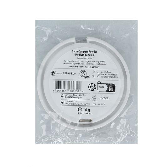 Lavera Satin compact powder medium sand 04 10.00 Gram