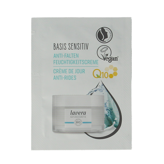 Lavera Sample basis sensitive Q10 dagcreme bio 100.00 Stuks