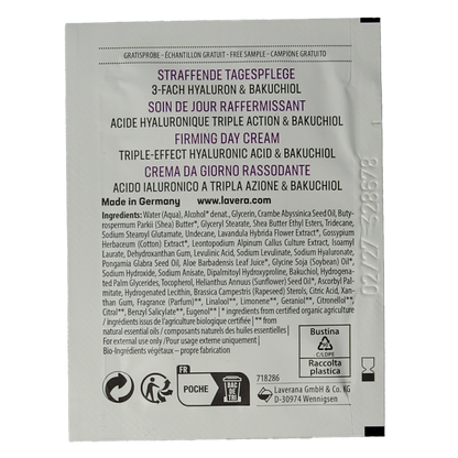 Lavera Sample firming daycream bio 100.00 Stuks