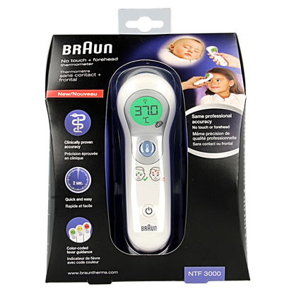 Braun Voorhoofdthermometer NTF3000 1 Stuks