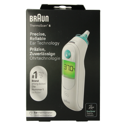 Braun Oorthermometer 1R  1 Stuks