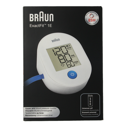 Braun Exactfit 1E bovenarm bloeddrukmeter 1.00 Stuks