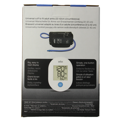 Braun Exactfit 1E bovenarm bloeddrukmeter 1.00 Stuks