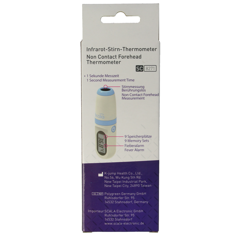 Scala Voorhoofdthermometer SC8721 1 Stuks