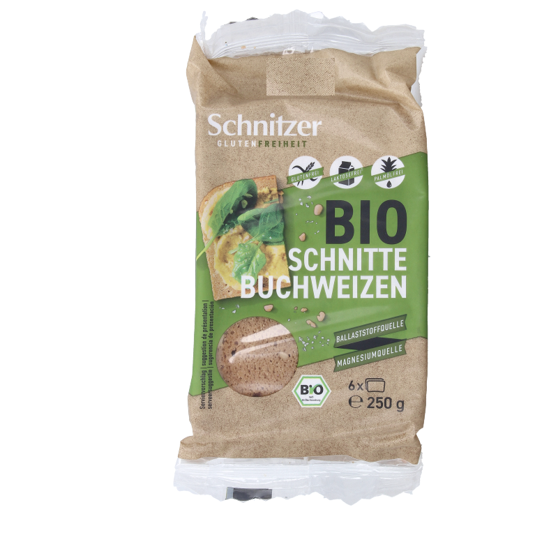 Schnitzer Boekweitbrood glutenvrij bio 250 Gram