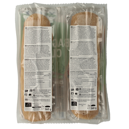 Schnitzer Baguette classic glutenvrij bio 1.00 Stuks