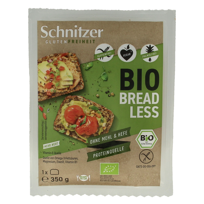 Schnitzer Breadless brood glutenvrij  bio 350 Gram