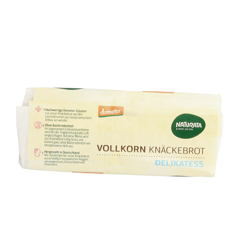 Naturata Knackebrod volkoren rogge demeter bio 250 Gram