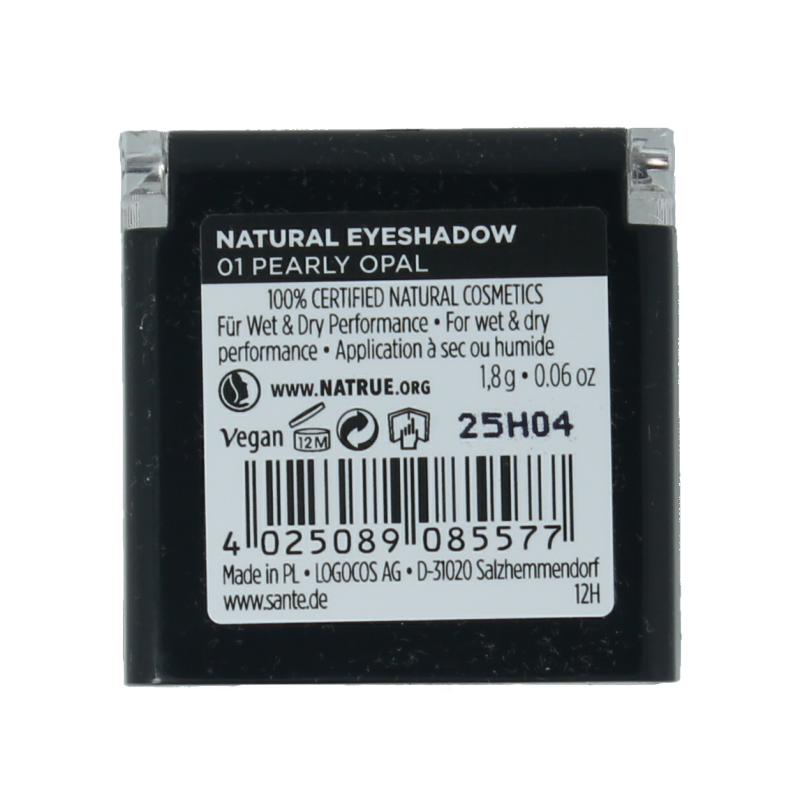 Sante Eyeshadow naturel 01 pearly opal 1.8 Gram