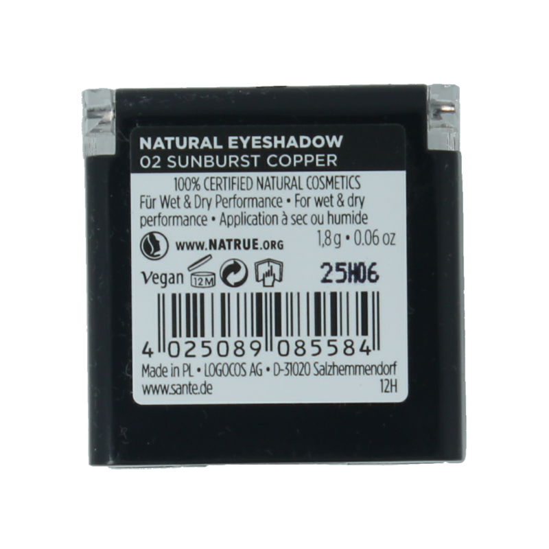 Sante Eyeshadow naturel 02 sunburst copper 1.8 Gram