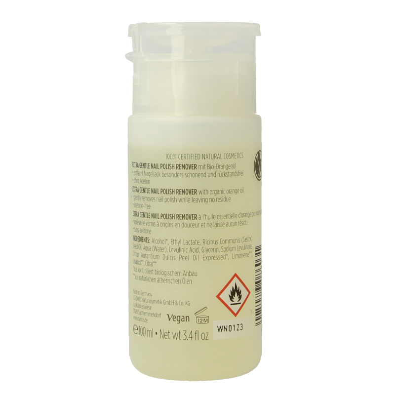 Sante Nagellak remover bio 100 Milliliter